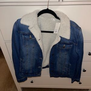 Sherpa Collar Jean Jacket